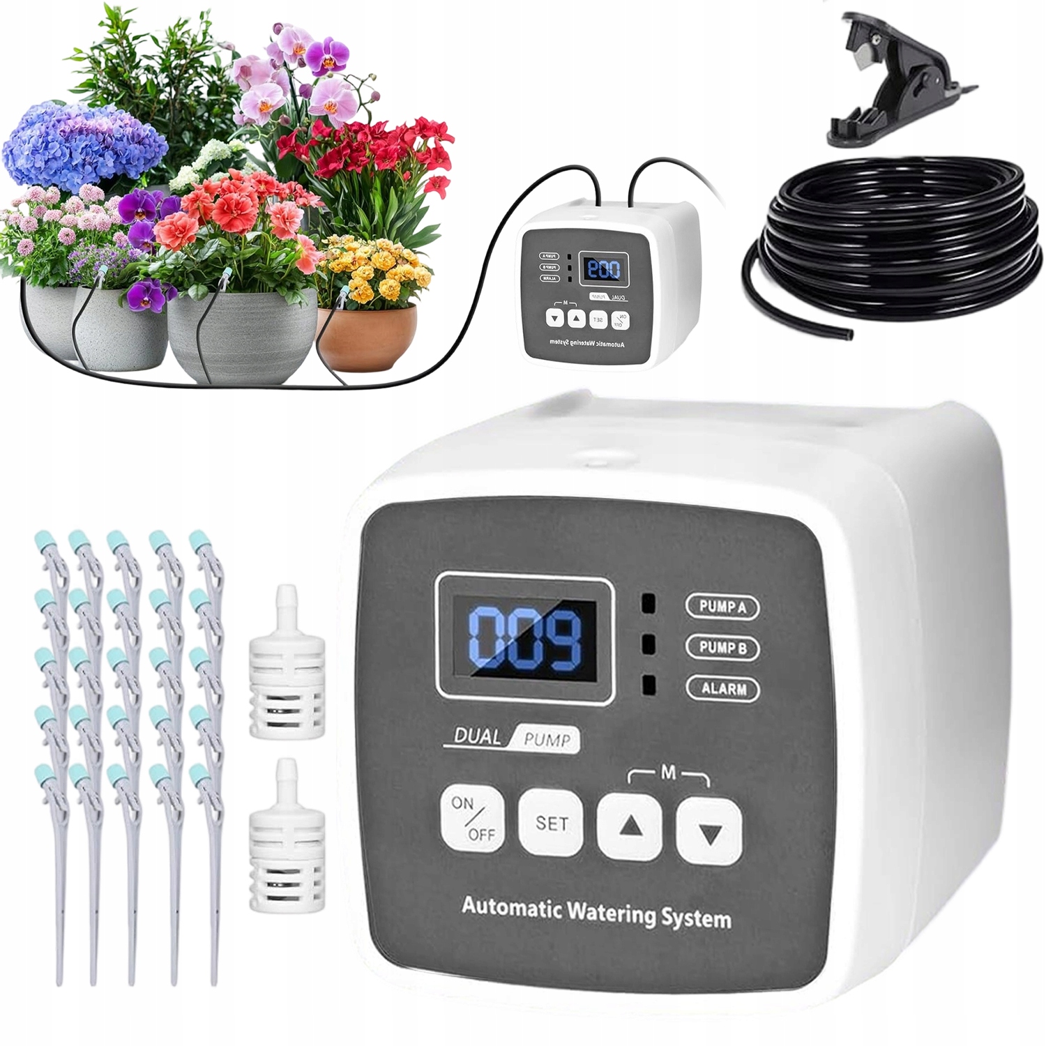 Systém Automatického Zavlažování 2 Čerpadla 20 Programovatelných Zavlažovačů