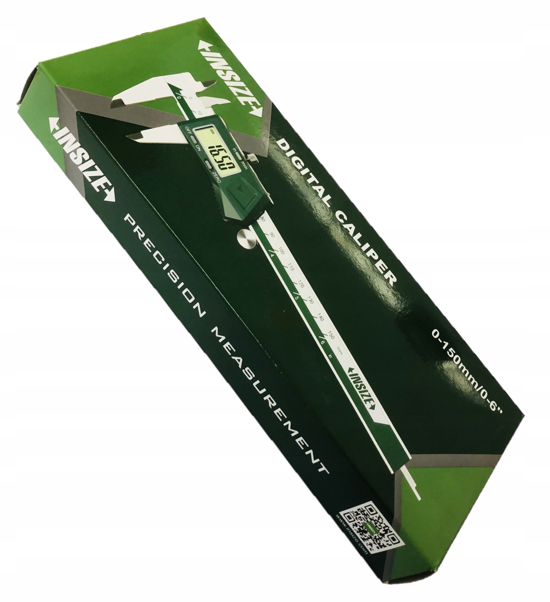 INSIZE Suwmiarka elektroniczna cyfrowa 150 mm INOX z śrubą i rolką EAN (GTIN) 6928640300486