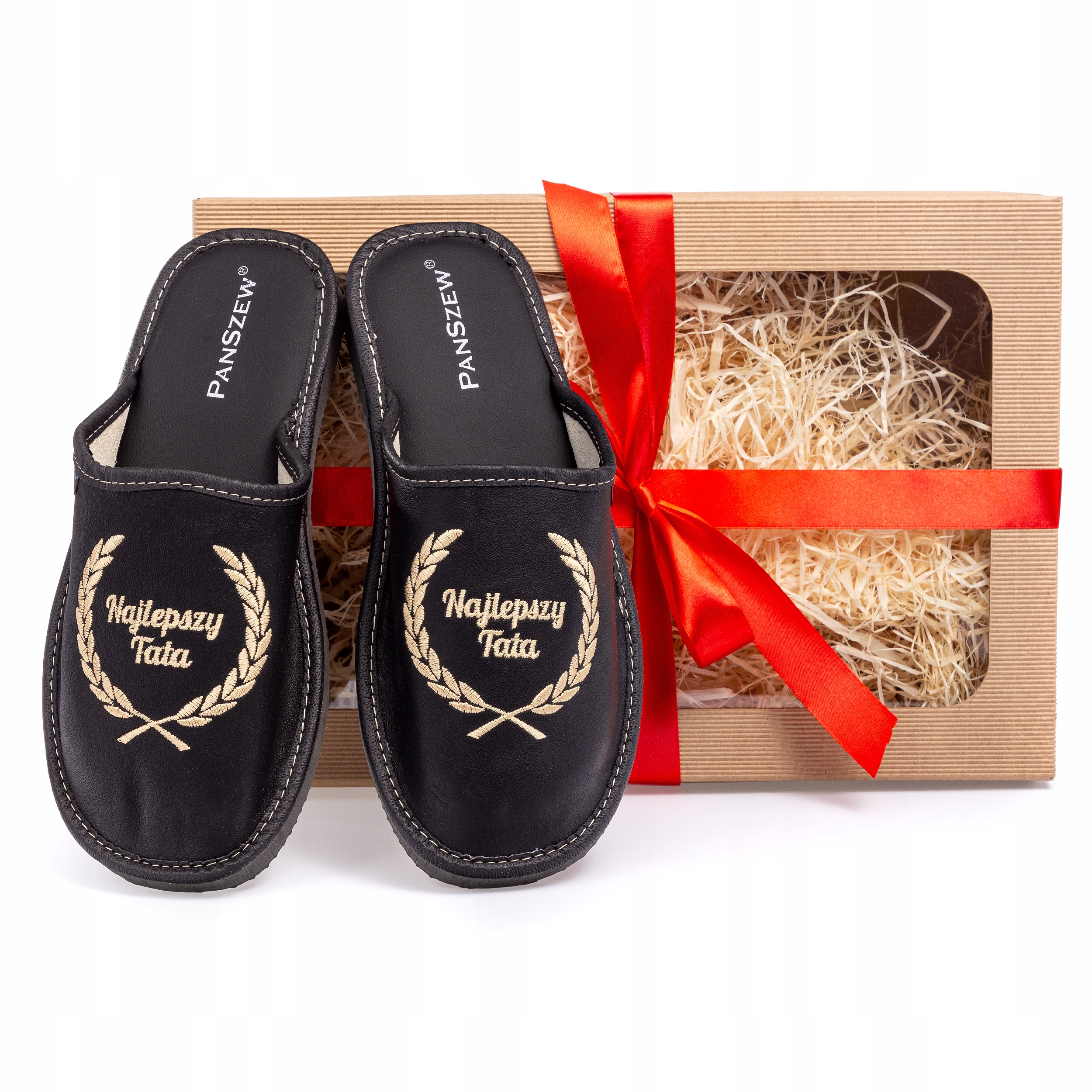 PanSzew Hotový Dárek pro Tatínka Papuče s výšivkou na Den Otců 40-46