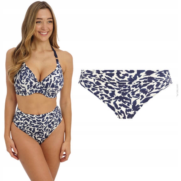 Fantasie Hope Bay Mid Rise Bikini Brief French Navy plavkové kalhotky L 14
