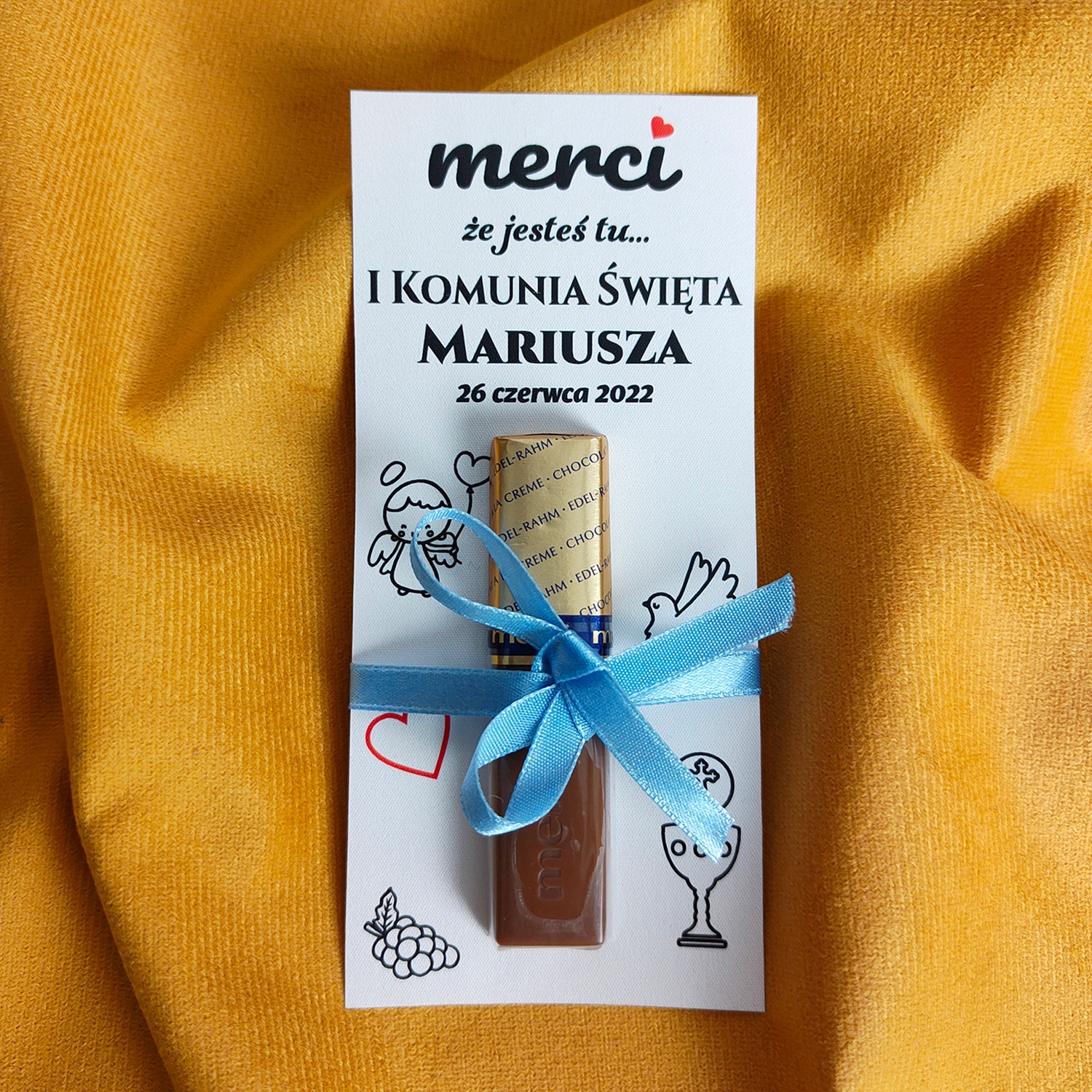 Podziękowanie dla gości Merci MD01 - Komunia Św