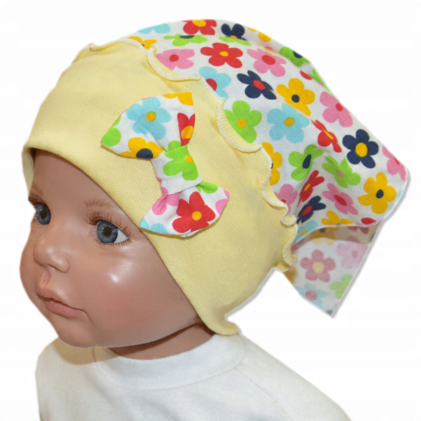 

chustka na opasce 46-52cm 10m-6l margaretki