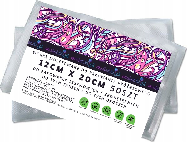 

Worki próżniowe moletowane do Maxxo 12x20