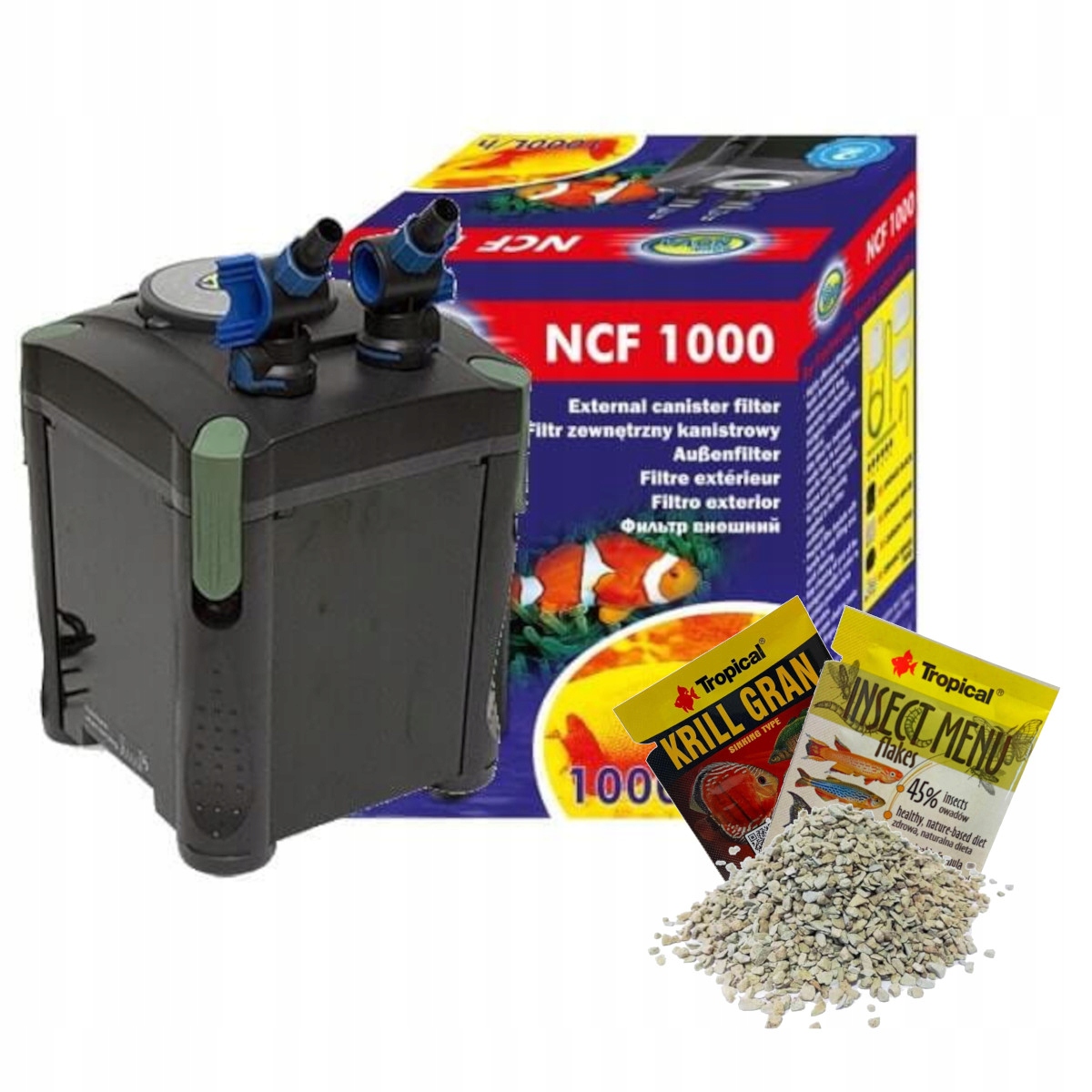 Levně Aqua Nova NCF-1000 Vnější Filtr Bonus