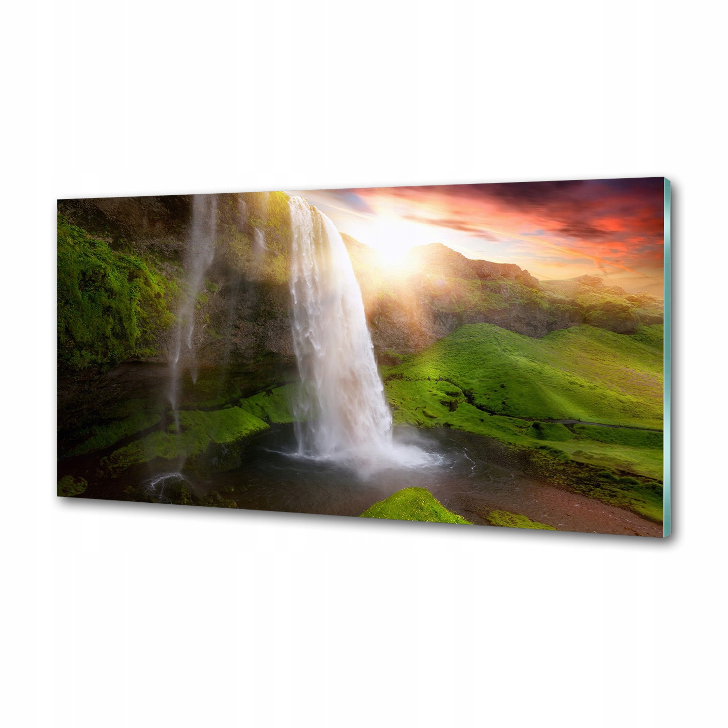 Panel medzi nábytkom v kuchyni Vodopád 120x60 Lepidlo
