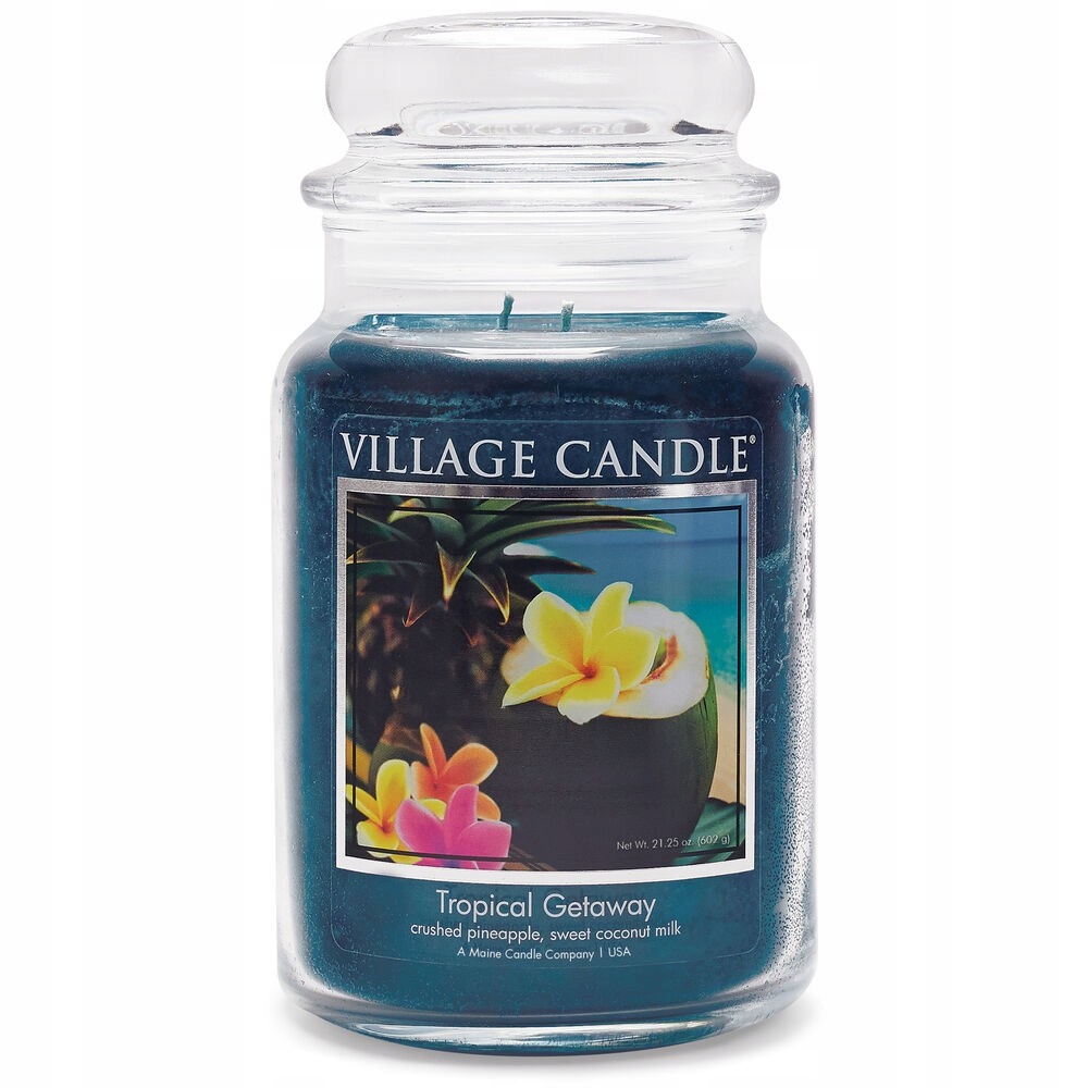 Velká svíčka Tropical Getaway Village Candle