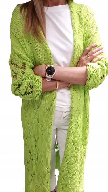 Cocomore Kardiganový svetr Limetka