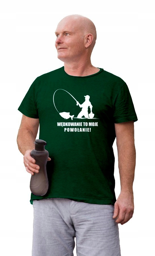 

T-shirt męski Wędkowanie To Moje Powołanie 4XL