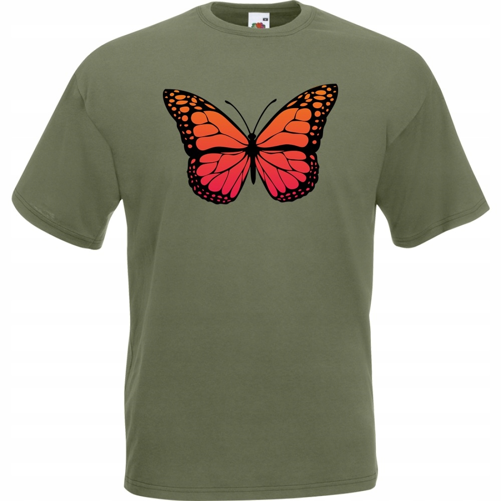 

Koszulka motyl motylek kolory L oliwkowa