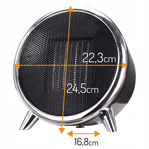 Grzejnik Ceramiczny AD 7742 1500W Termostat 2 Poziomy Mocy