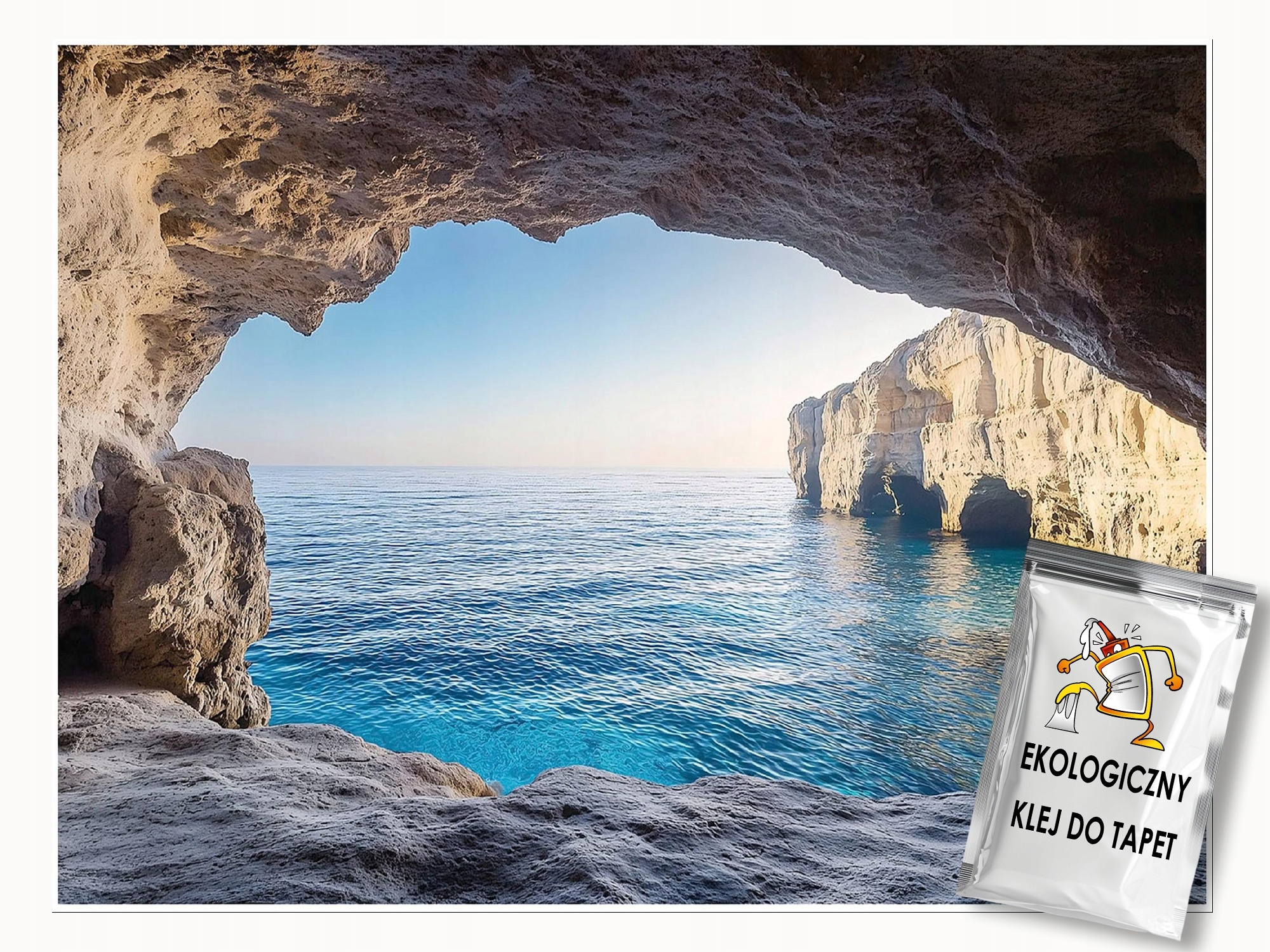 Fototapeta Oceán Jeskyně 3D Krajina Na Zeď Ložnice Obývací Pokoj 400x280