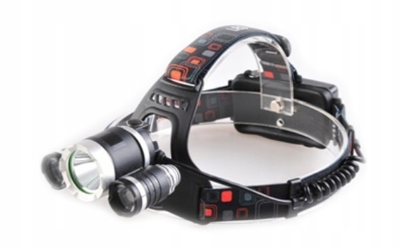 LATARKA CZOŁOWA LED CREE T6 6TX3 Akumulatory