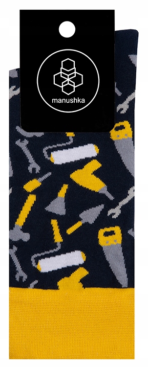 MANUSHKA BAWEŁNIANE SKARPETY W NARZĘDZIA 39/42 Marka inna