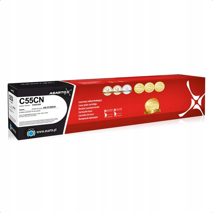 Toner Asarto do Canon C55CN 2183C002 18000 str cyan C256i C356i