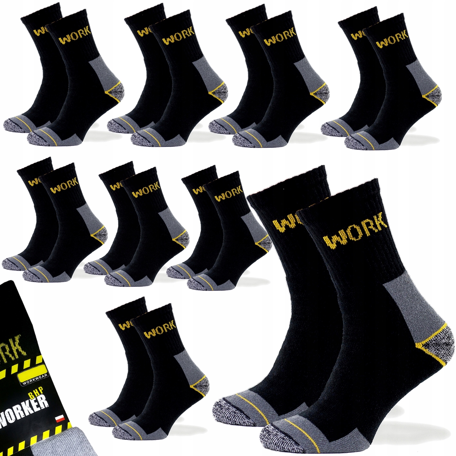 

Robocze Wzmocnione Work Polskie Skarpety 50% 39-42