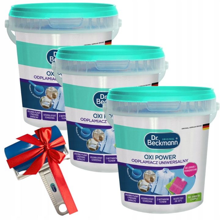 Dr. Beckmann Odstraňovač skvrn Oxi Power 3kg univerzální odstraňovač skvrn Bonus