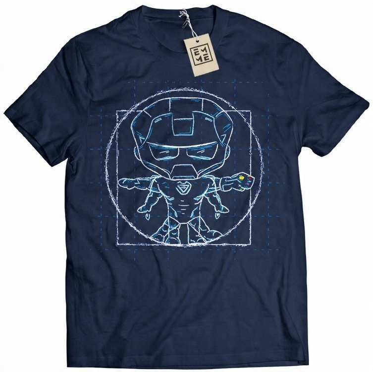 

Koszulka Męska Bluzka Marvel Avengers Iron man L