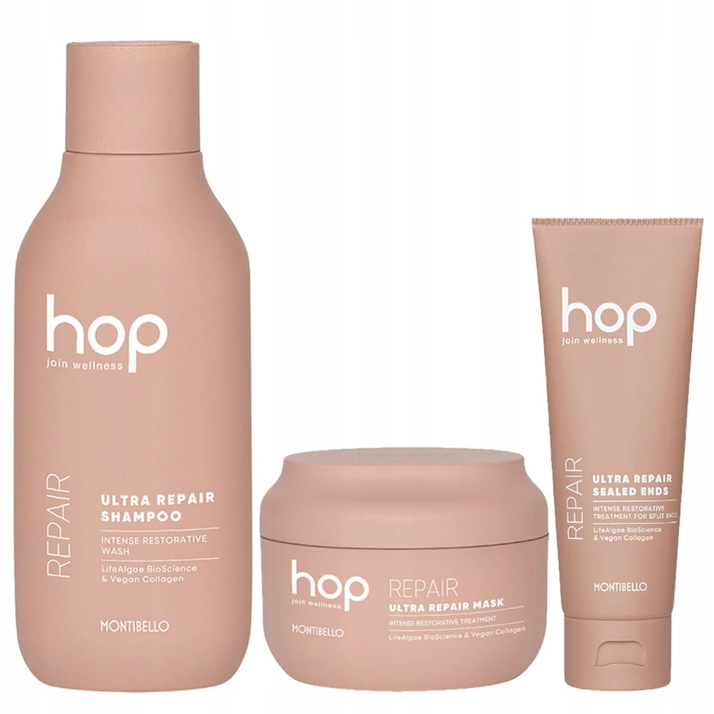 Montibello Hop Ultra Repair sada pro obnovu poškozených vlasů