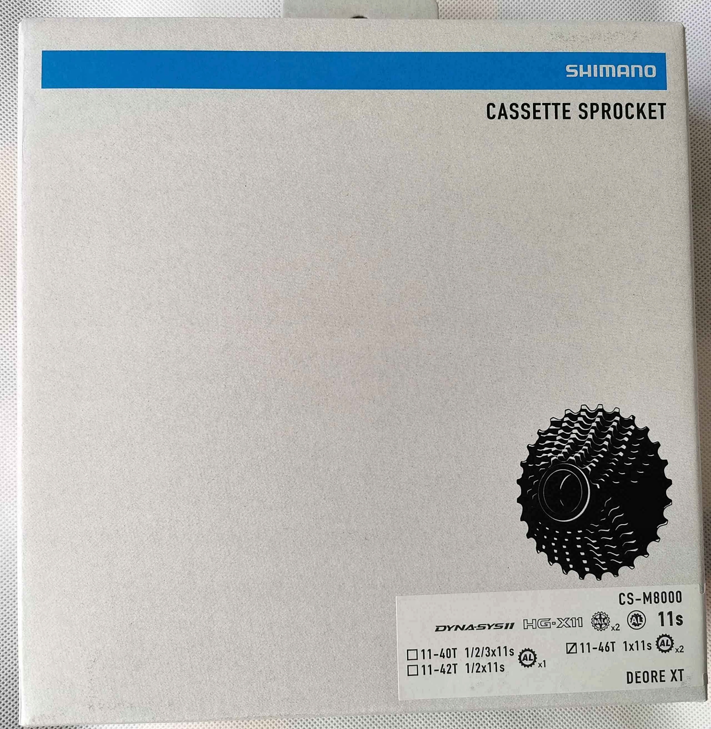 Shimano Xt CS-M8000 Kazeta 11 řad 11-46 Box