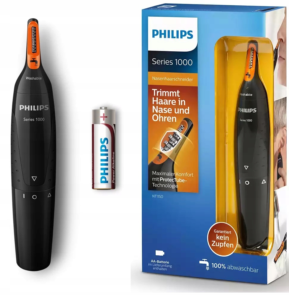 

Trymer Philips Uszy/Nos NT1150/10 Bateria Aa