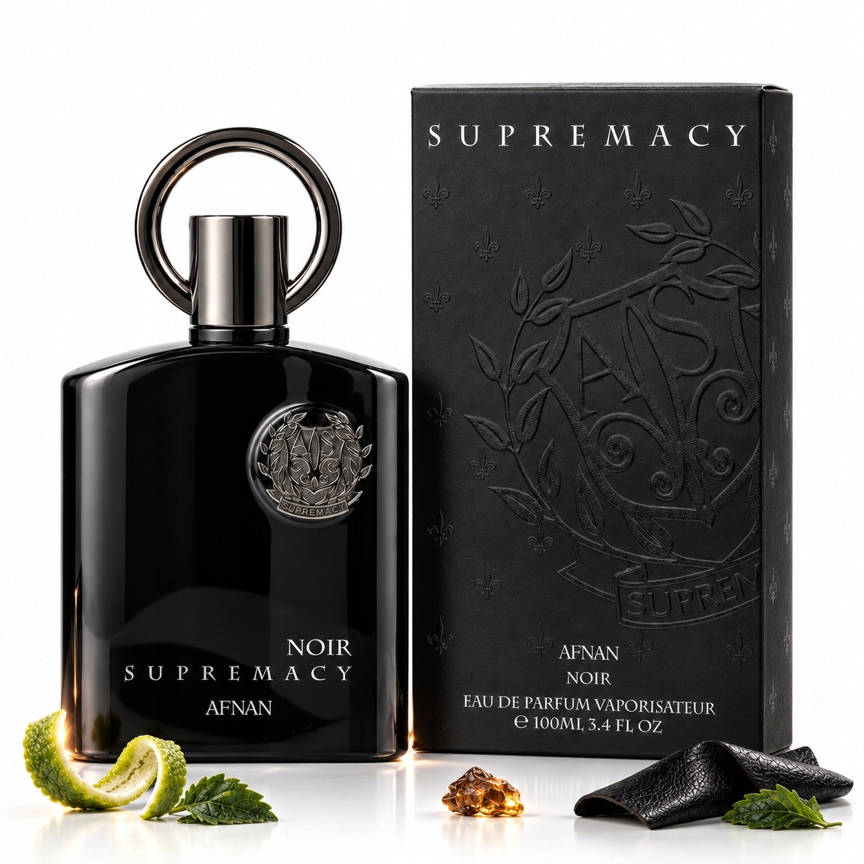 Afnan Supremacy Noir Eau de Parfum pro muže 100ml Dřevitá kůže