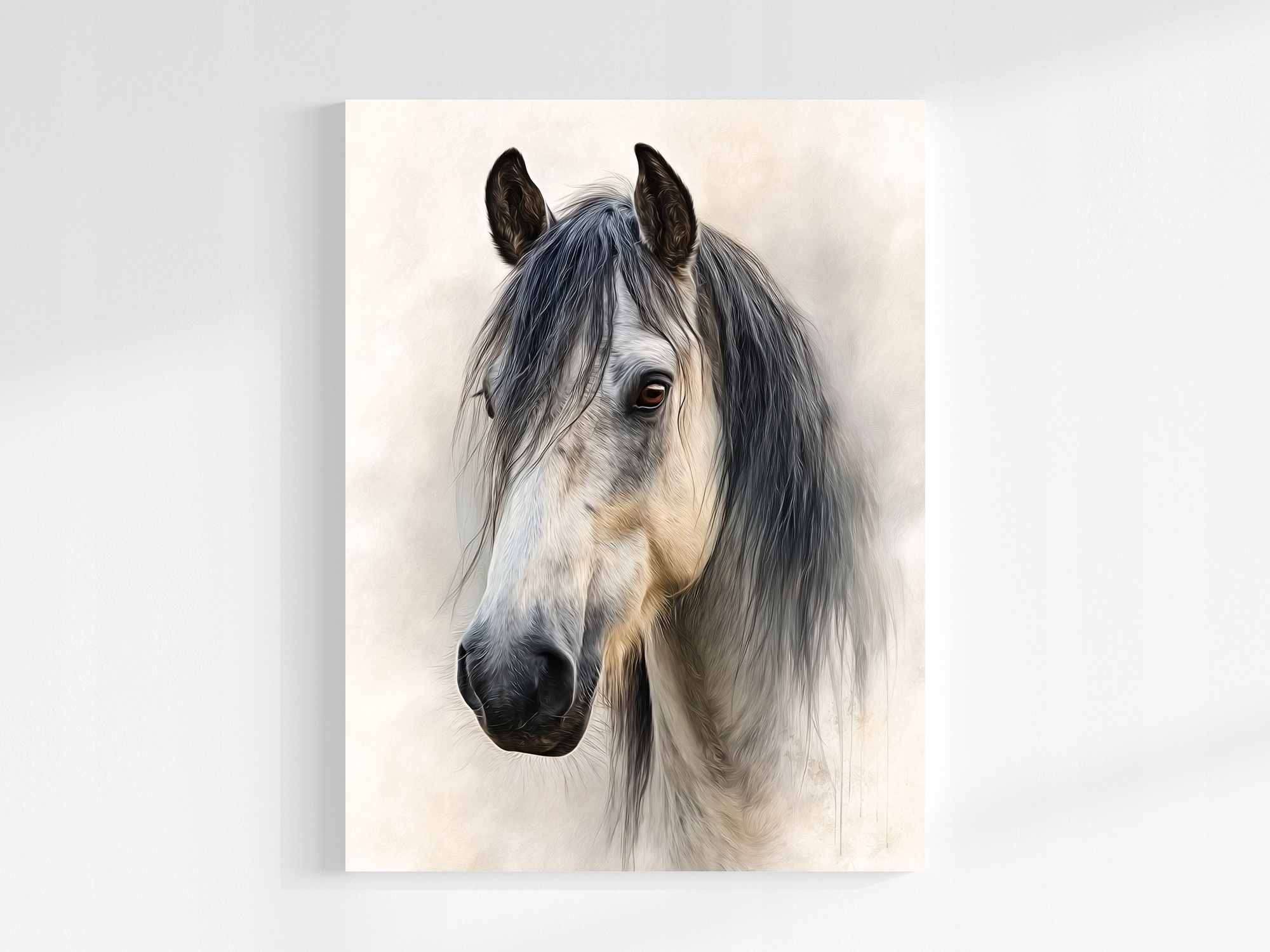 Obraz Na Plátně Canvas Příroda Fauna Zvíře Portrét Kůň Rumak Siwek 75x100