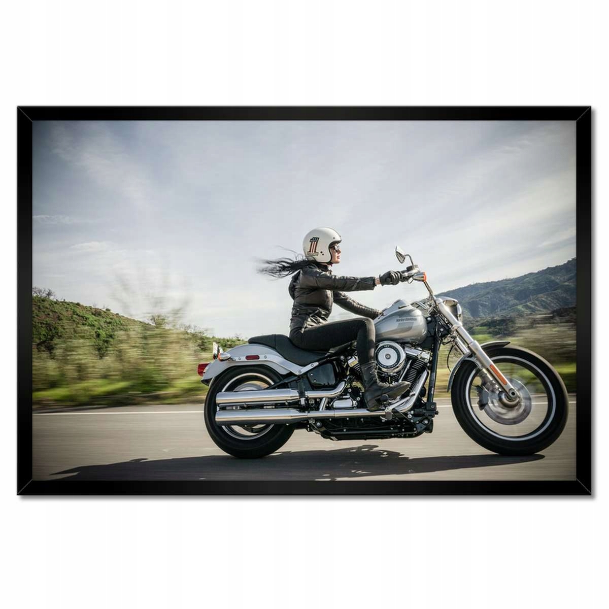 Plakáty v rámu 60x40 Harley Davidson Motocykl