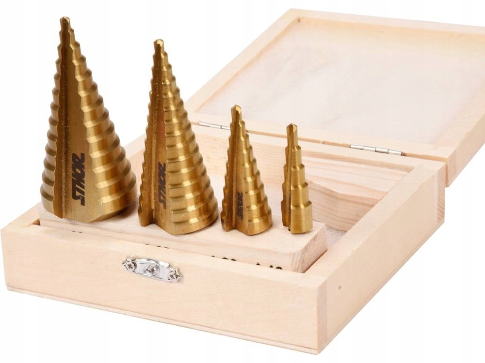 STHOR ZESTAW WIERTEŁ STOPNIOWYCH 4SZ 22617 Marka Sthor