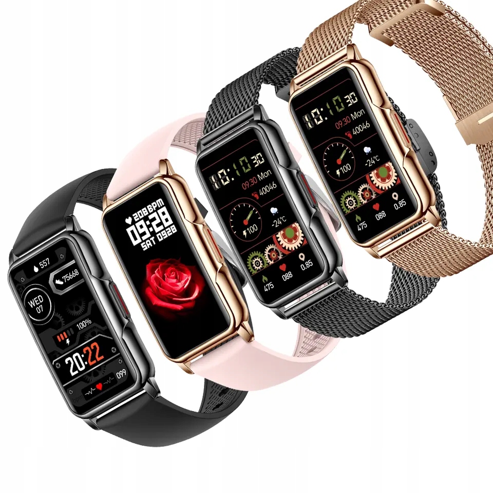 SMARTWATCH SMARTBAND ZEGAREK DAMSKI OPASKA KROKI CIŚNIENIE PULS Marka Zaxer