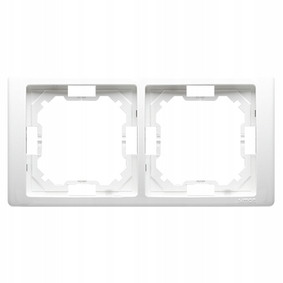 

Simon Basic Neos Ramka podwójna biała pion/poziom