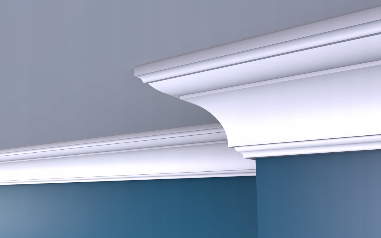 LISTWA SUFITOWA, Gzyms listwa, sztukateria, LPC-4 Wysokość 70 mm