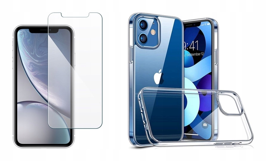 

Ochronny Zestaw Premium Iphone Szkło Etui