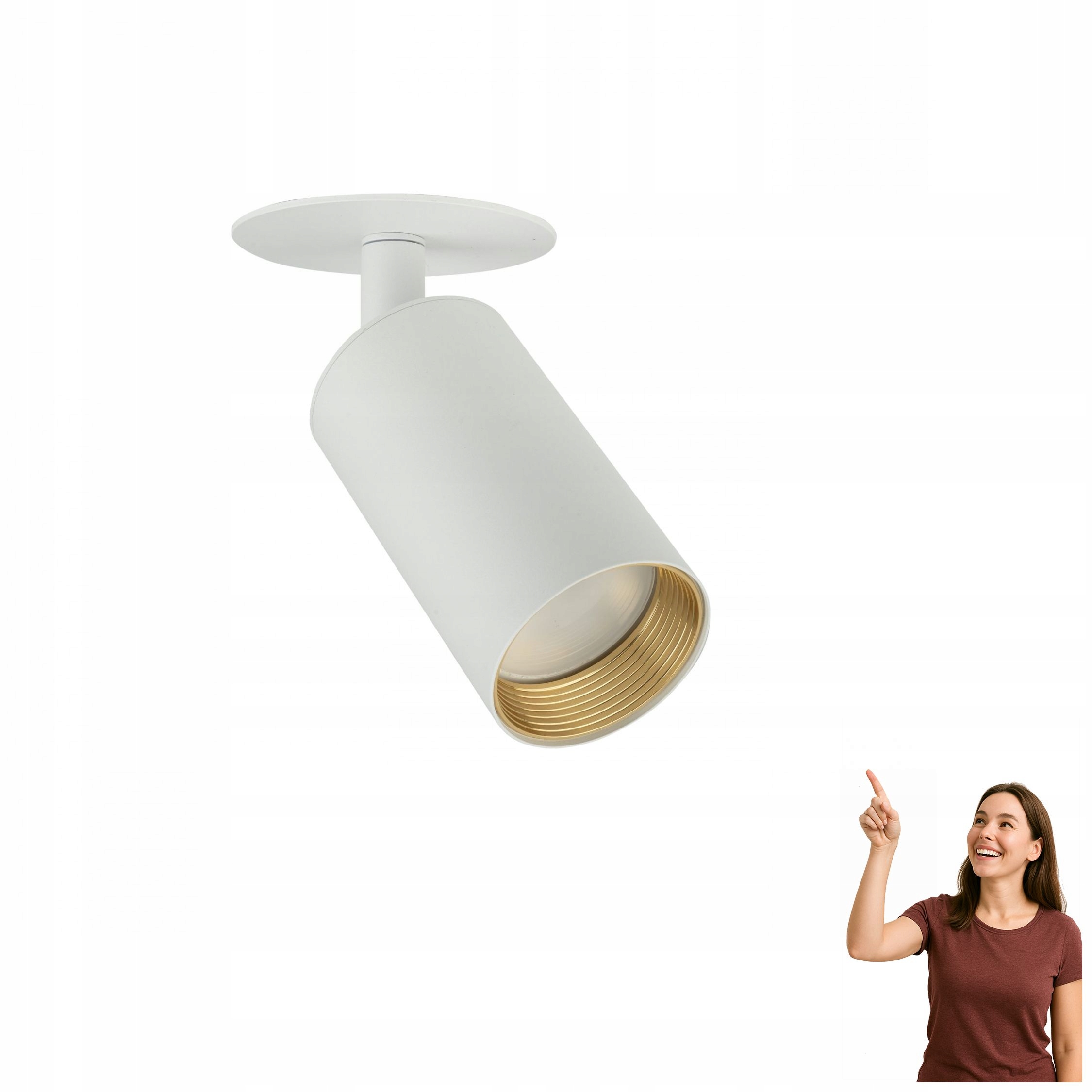 Jednotlivá podomítková spotová lampa Amis White 10810 Tk Lighting