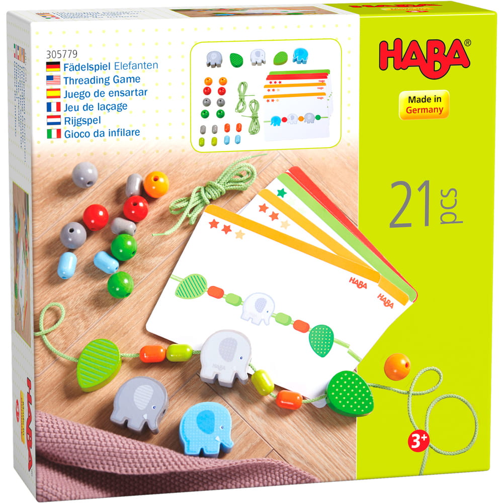 

Nawlekanka Słonie Haba Montessori
