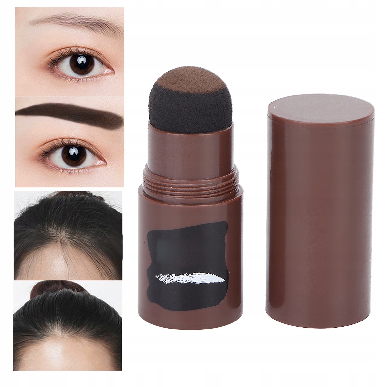 ZESTAW STEMPEL DO BRWI POMADA SZABLONY CIEMNO BRĄZOWY 1,8 g Stan opakowania oryginalne