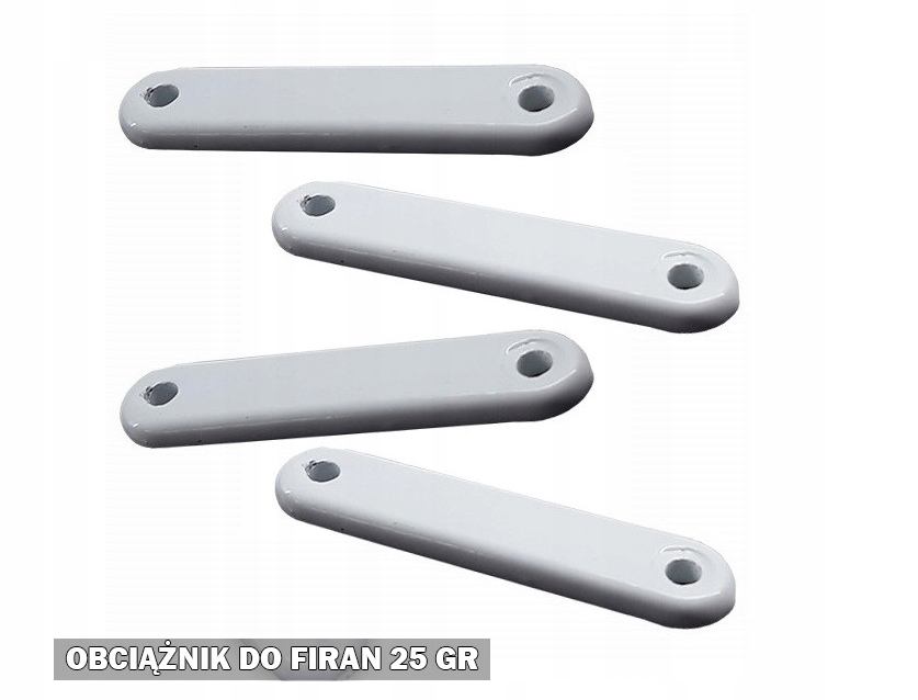 CIĘŻARKI OBCIĄŻNIKI DO FIRAN I ZASŁON 25 GR SZTABKI Marka inna