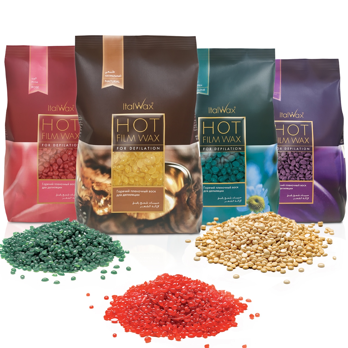 3kg + 1kg WOSK TWARDY ItalWax do DEPILACJI DROPSY