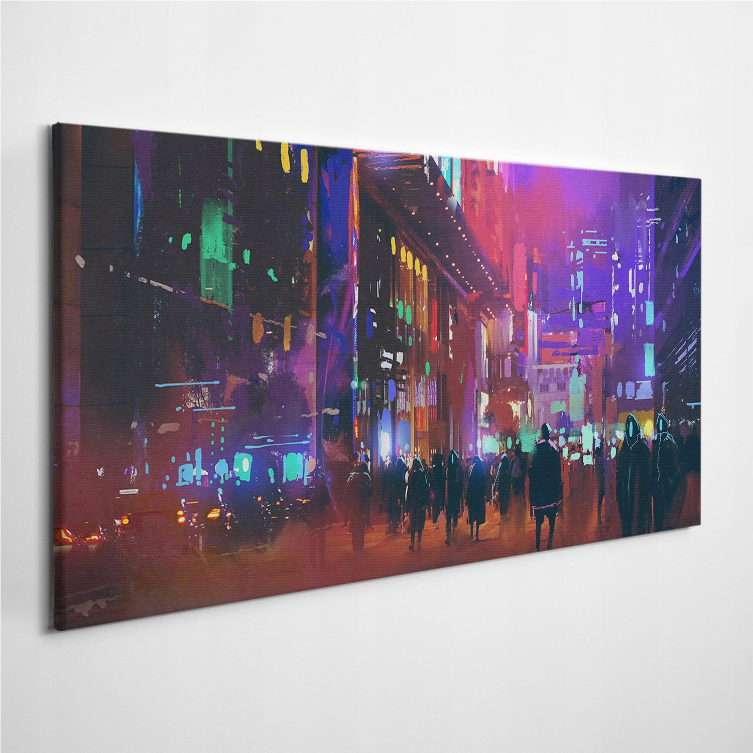 

Obraz na płótnie na ścianę SciFi Miasto Noc 120x60