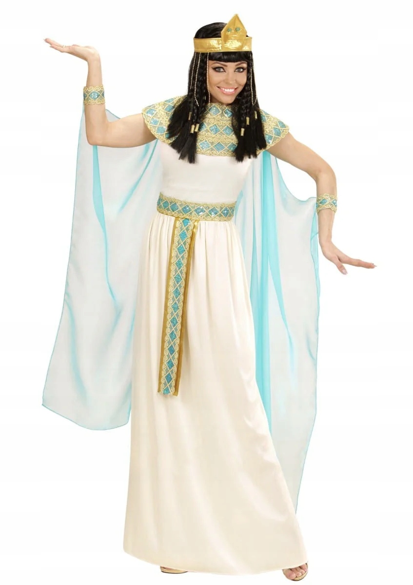 Kostým Egyptská bohyně Kleopatra Egypťanský karnevalový kostým M