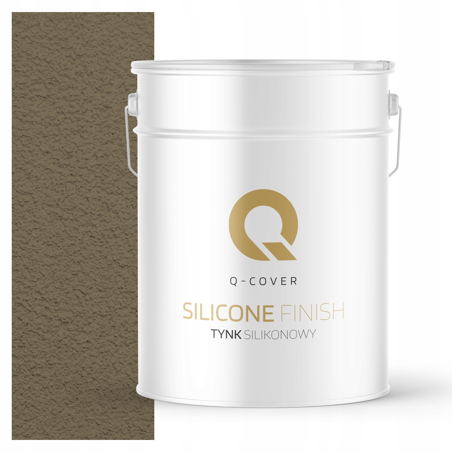 Silikonová Fasádní Omítka Khaki 15 Kg Beránek Granulace 1.0 mm F455