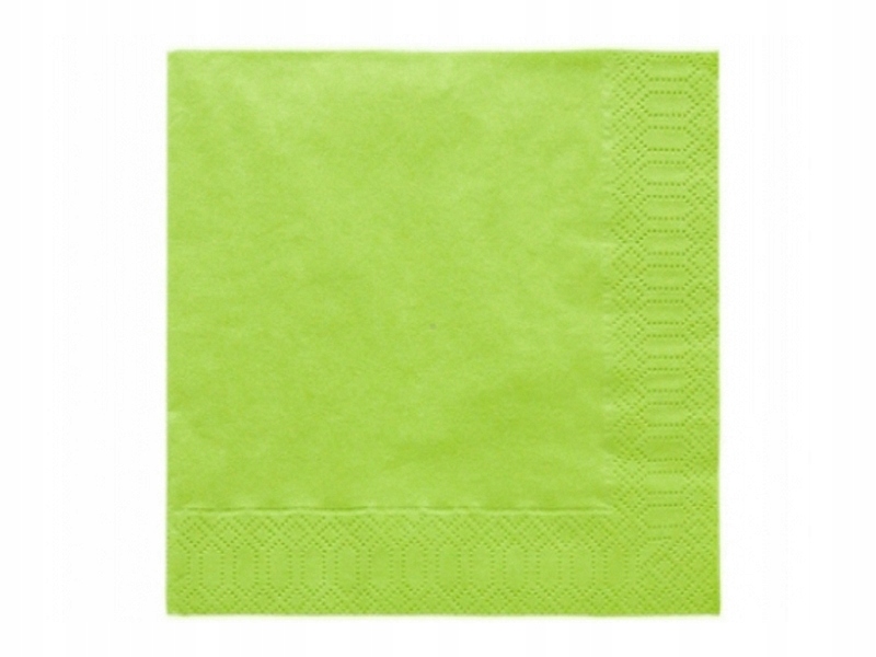 

Serwetki 20 Sztuk 33x33CM Wesele Komunia Pistacja