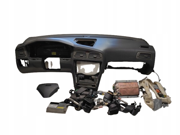 VOLVO S60 1 I 00- DESKA KONSOLA PODUSZKI PASY MODUŁ