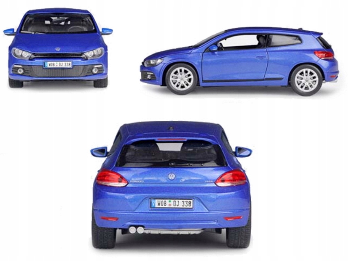 VOLKSWAGEN SCIROCCO MODEL METAL WELLY 1:24 Marka Welly