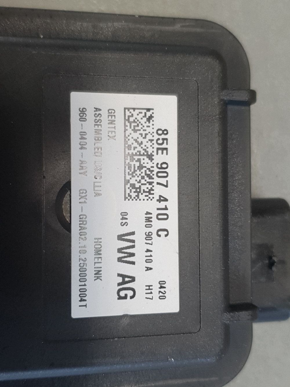 Audi Q6 A5 Q5 control unit bramy garazowej 85E907410C