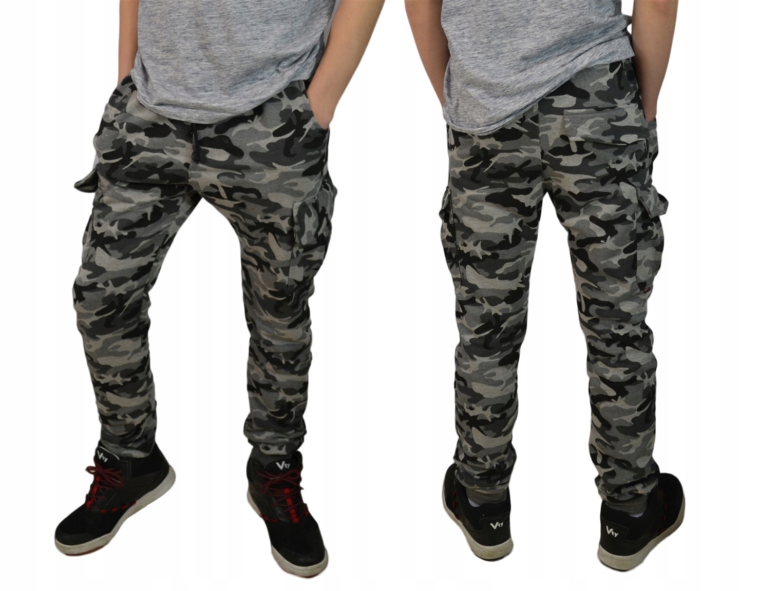 

Spodnie Bojówka Dres jogger Roz_164 moro Pl