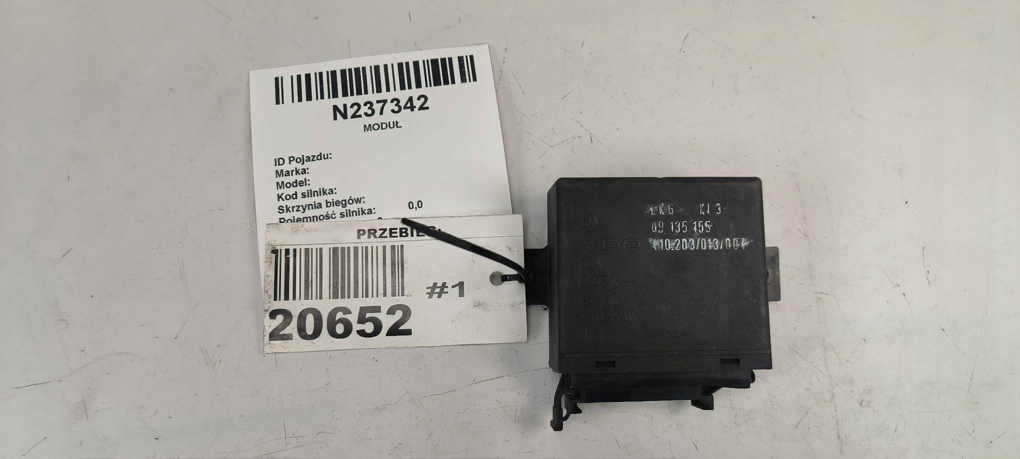 modul Leuchten 09135155 OPEL VECTRA B