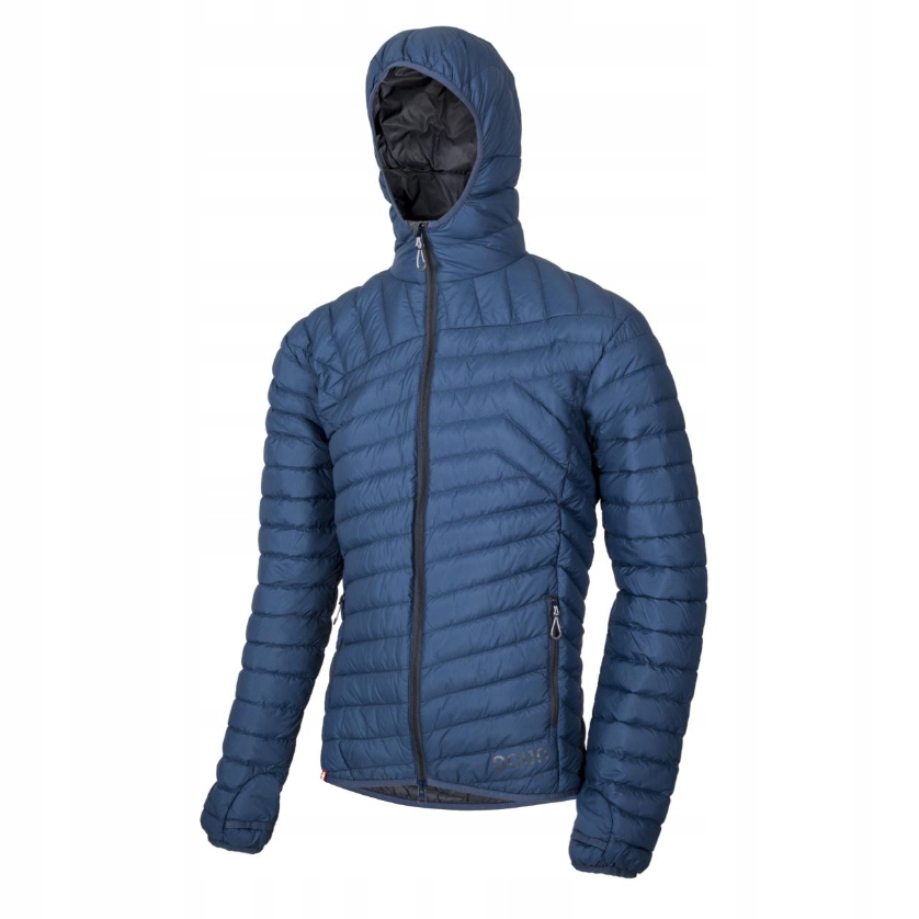 Pánská péřová bunda Ocún Tsunami Eco Men Blue Opal/Iron Gate|XL