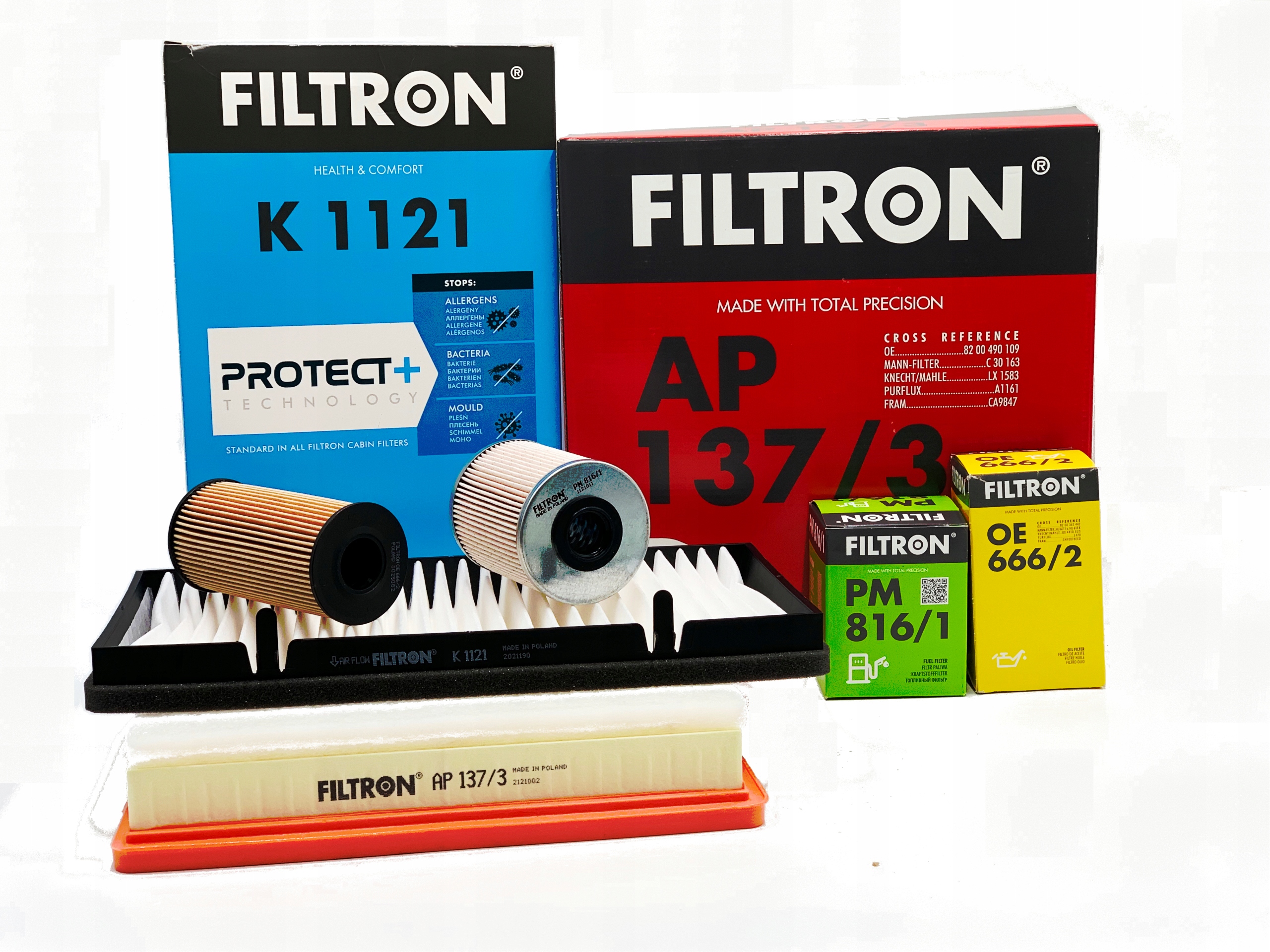 ZESTAW FILTRÓW FILTRON RENAULT TRAFIC 06- 2,0 dci