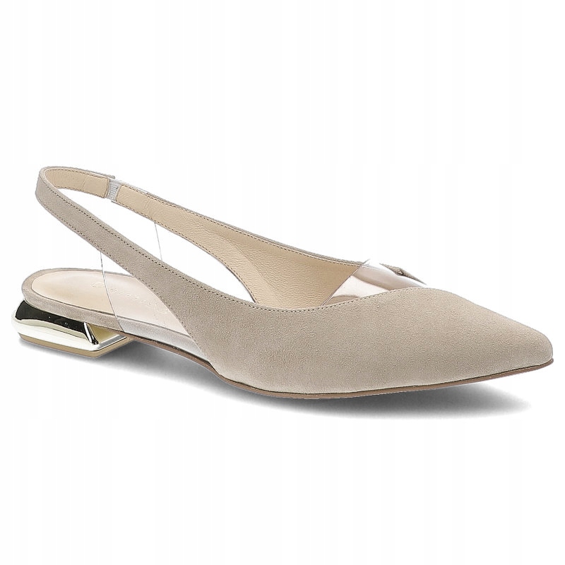 

Beżowe Sandały Damiss Eleganckie Buty Na Lato