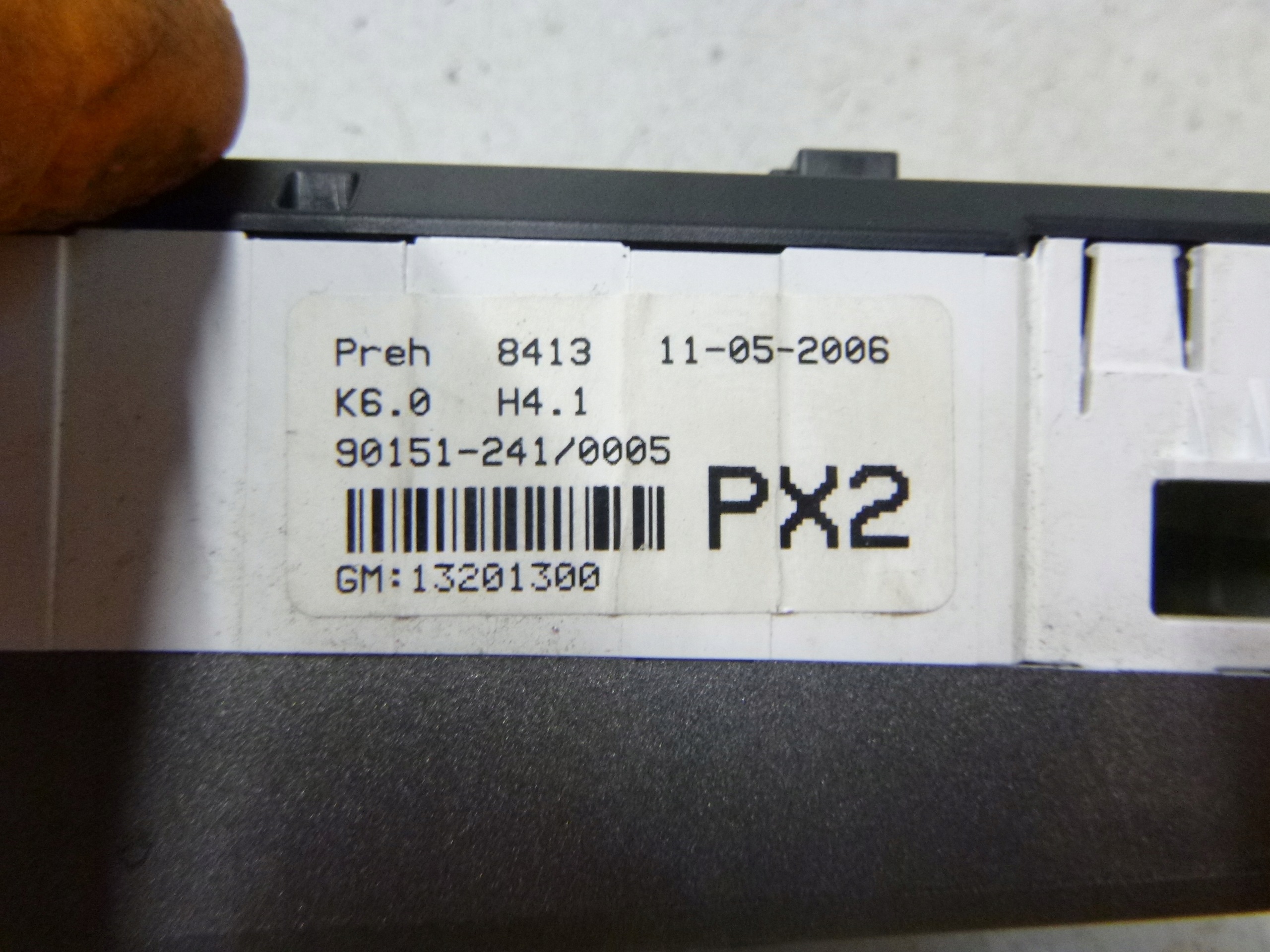 control air conditioning control panel air conditioning devices Opel Astra H Zafira B PX2 13201300 OE
